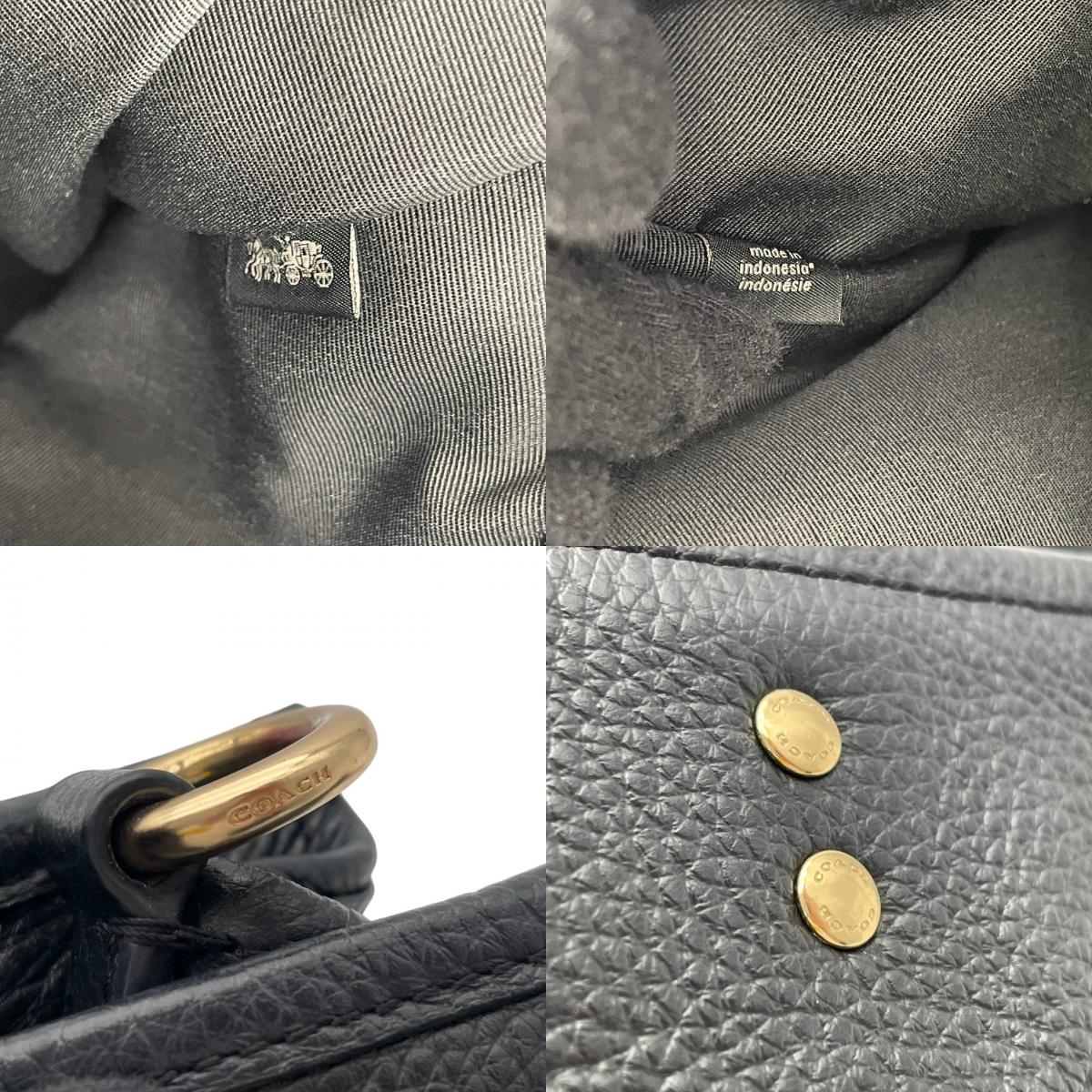 【美品】 COACH コーチ バッグ デンプシー キャリーオール ウィズ パッチ ハンドバッグ トートバッグ 手提げ 本革 レザー ブラック 黒 ゴールド金具 ロゴパッチ エレガント スタイリッシュ 通勤 レディース 人気 定番 鞄 C2004 S80