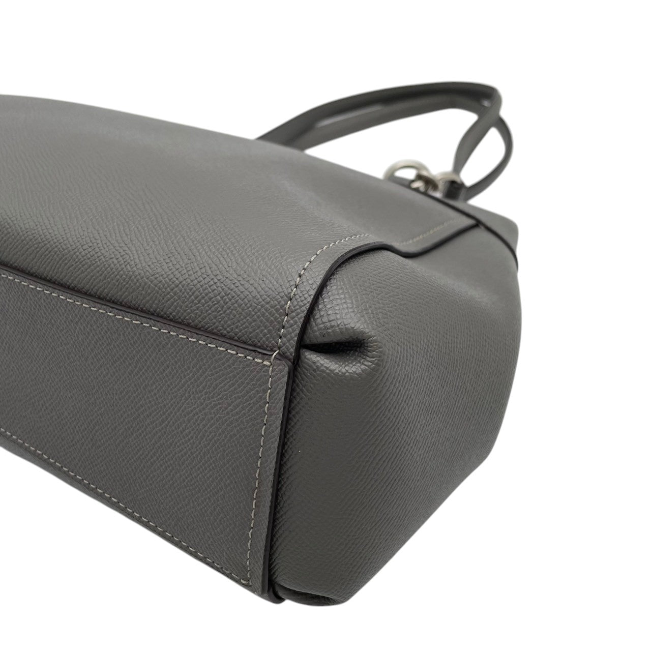 COACH コーチ バッグ ブルック キャリーオール トートバッグ ハンドバッグ ショルダーバッグ 肩掛け 手提げ レザー 本革 グレー 灰色 シルバー金具 通勤 通学 スタイリッシュ レディース 人気 定番 鞄 F25397 S80