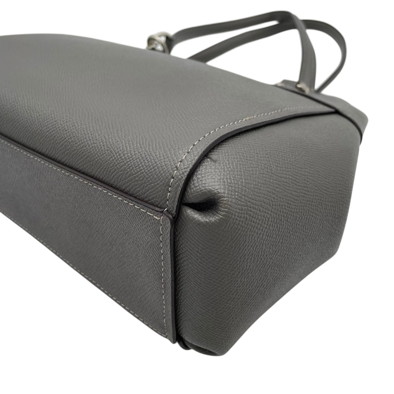 COACH コーチ バッグ ブルック キャリーオール トートバッグ ハンドバッグ ショルダーバッグ 肩掛け 手提げ レザー 本革 グレー 灰色 シルバー金具 通勤 通学 スタイリッシュ レディース 人気 定番 鞄 F25397 S80