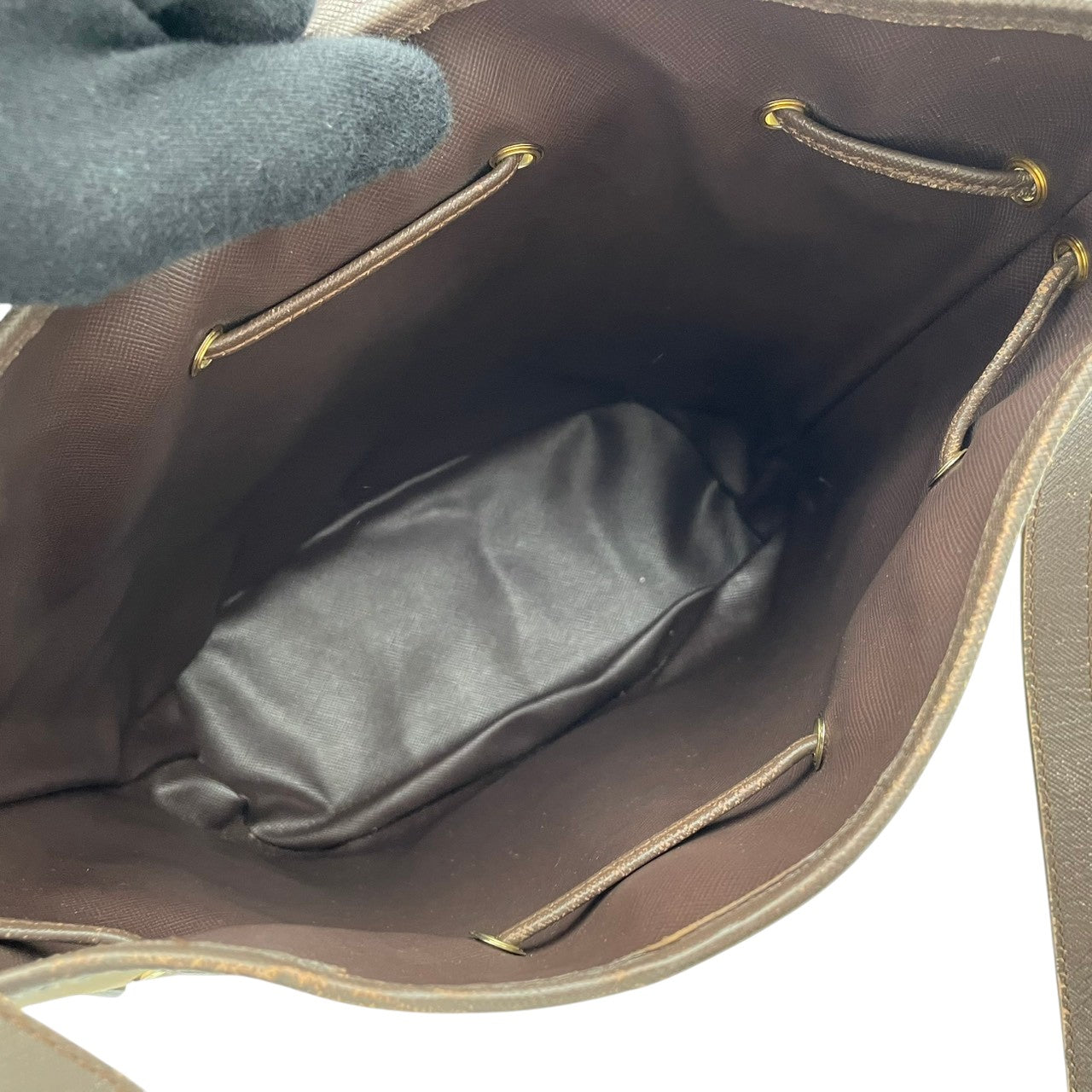 Burberry バーバリー バッグ バーバリーズ ノバチェック 巾着 ショルダーバッグ 斜め掛け 肩掛け キャンバス レザー ベージュ ブラウン 茶系 ゴールド金具 クラシック ヴィンテージ レディース 人気 定番 鞄 S90