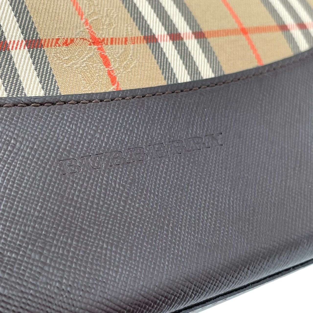 バーバリー バッグ BURBERRY ヘイマーケットチェック ノバチェック シャドーホース トートバッグ ハンドバッグ 手提げ 肩掛け キャンバス レザー ベージュ ブラウン 茶系 ゴールド金具 ロゴチャーム エレガント クラシック レディース 人気 S90