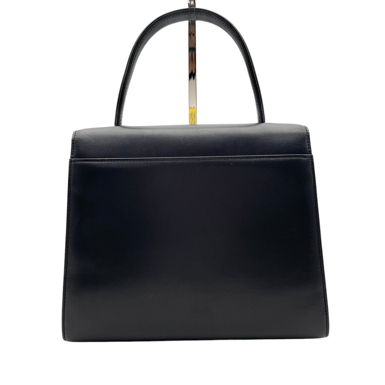 ジバンシー バッグ GIVENCHY ヴィンテージ トップハンドル ハンドバッグ フォーマルバッグ 手提げ レザー 本革 ブラック 黒 ゴールド金具 モチーフ エレガント クラシック レトロ 冠婚葬祭 式典 レディース 女性 人気 定番 鞄 S90