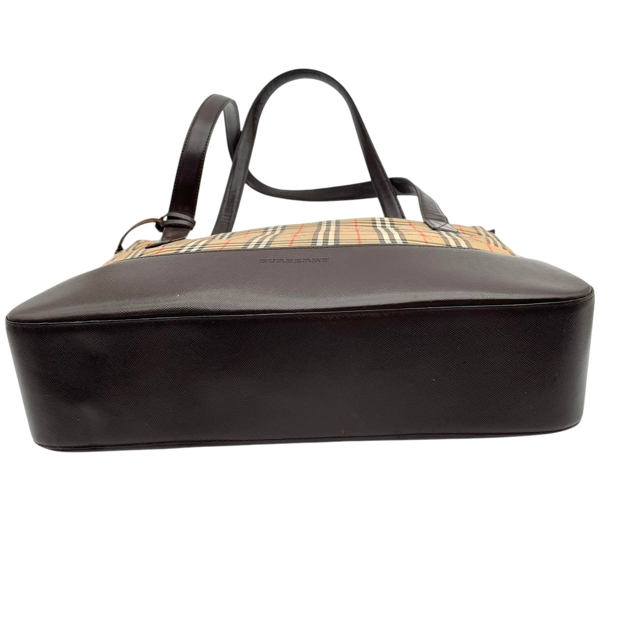 バーバリー バッグ BURBERRY ヘイマーケットチェック ノバチェック シャドーホース トートバッグ ハンドバッグ 手提げ 肩掛け キャンバス レザー ベージュ ブラウン 茶系 ゴールド金具 エレガント クラシック レディース 人気 定番 鞄 S90