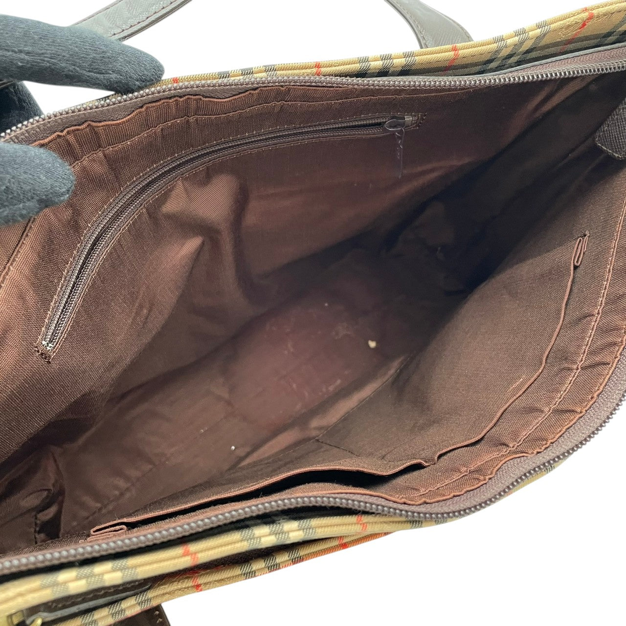 バーバリー バッグ BURBERRY ヘイマーケットチェック ノバチェック シャドーホース トートバッグ ハンドバッグ 手提げ 肩掛け キャンバス レザー ベージュ ブラウン 茶系 ゴールド金具 エレガント クラシック レディース 人気 定番 鞄 S90