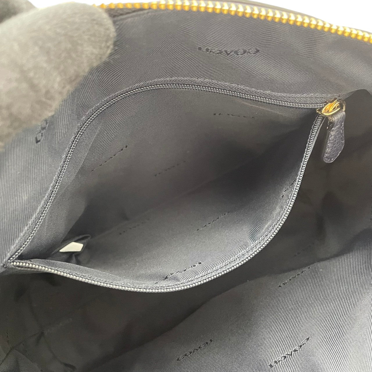 【美品】　COACH コーチ プレーリー サッチェル レザー 2WAY ハンドバッグ ショルダーバッグ ネイビー 紺色 ゴールド金具 エレガント クラシック デイリー 通勤 通学 レディース 女性 人気 定番 鞄 34340 S90