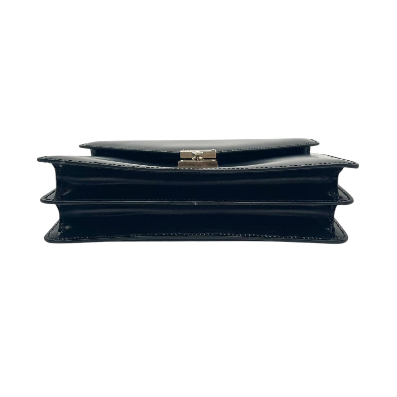 【美品】フェラガモ Salvatore Ferragamo ダイヤルロック式 レザー クラッチバッグ 手提げ かばん 鞄 本革 ブラック 黒 シルバー金具 ビジネス フォーマル メンズ レディース ユニセックス EP-24 1001 人気 定番 S66