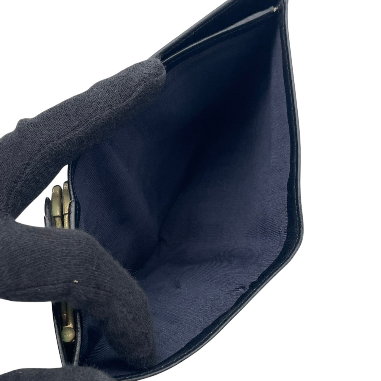 セリーヌ CELINE トリオンフ マカダム オールドセリーヌ ヴィンテージ 折り財布 財布 ミニ財布 レザー 本革 ブラック 黒 ゴールド金具 エレガント クラシック レトロ レディース 女性 人気 定番 W5