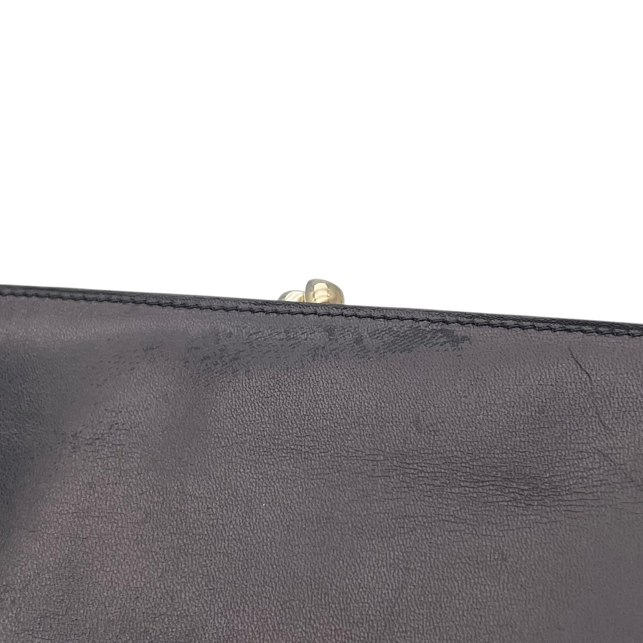 セリーヌ CELINE 馬車金具 ヴィンテージ レザー 二つ折り長財布 ブラック 黒 ゴールド金具 オールドセリーヌ エレガント クラシック レトロ レディース 女性 人気 定番 W5