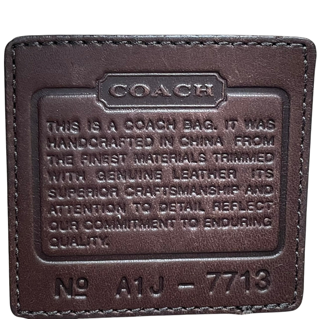 コーチ COACH ボーダー キャンバス レザー トートバッグ ハンドバッグ 手提げ ブラウン 茶色 ベージュ シルバー金具 エレガント カジュアル デイリー 通勤 通学 レディース 女性 人気 定番 7713 S68