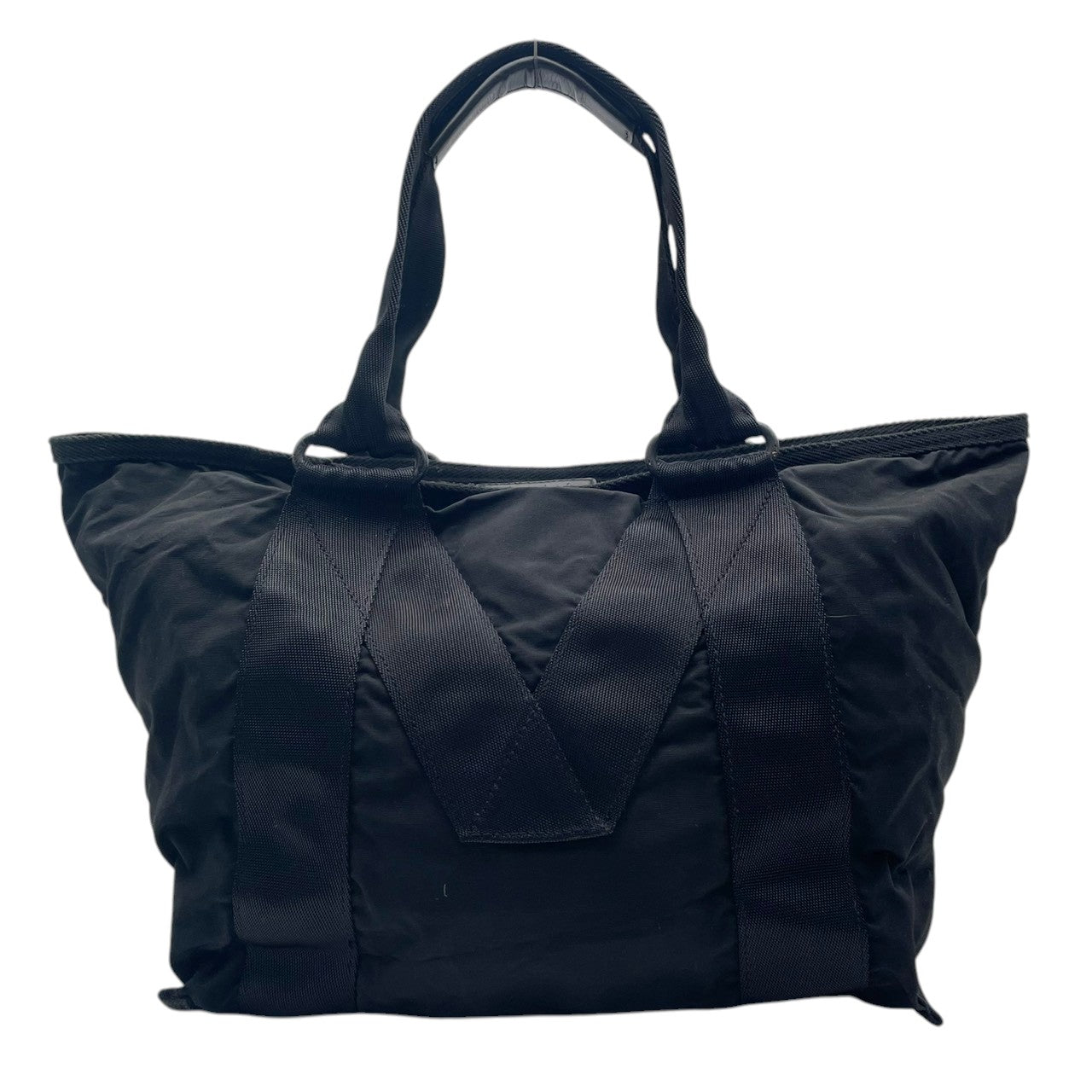 マークジェイコブス New Logo Tote ニュー ロゴ トート トートバッグ ハンドバッグ 手提げ A4収納 ナイロン ブラック 黒 ロゴプリント カジュアル デイリー 通勤 通学 レディース メンズ 人気 S3
