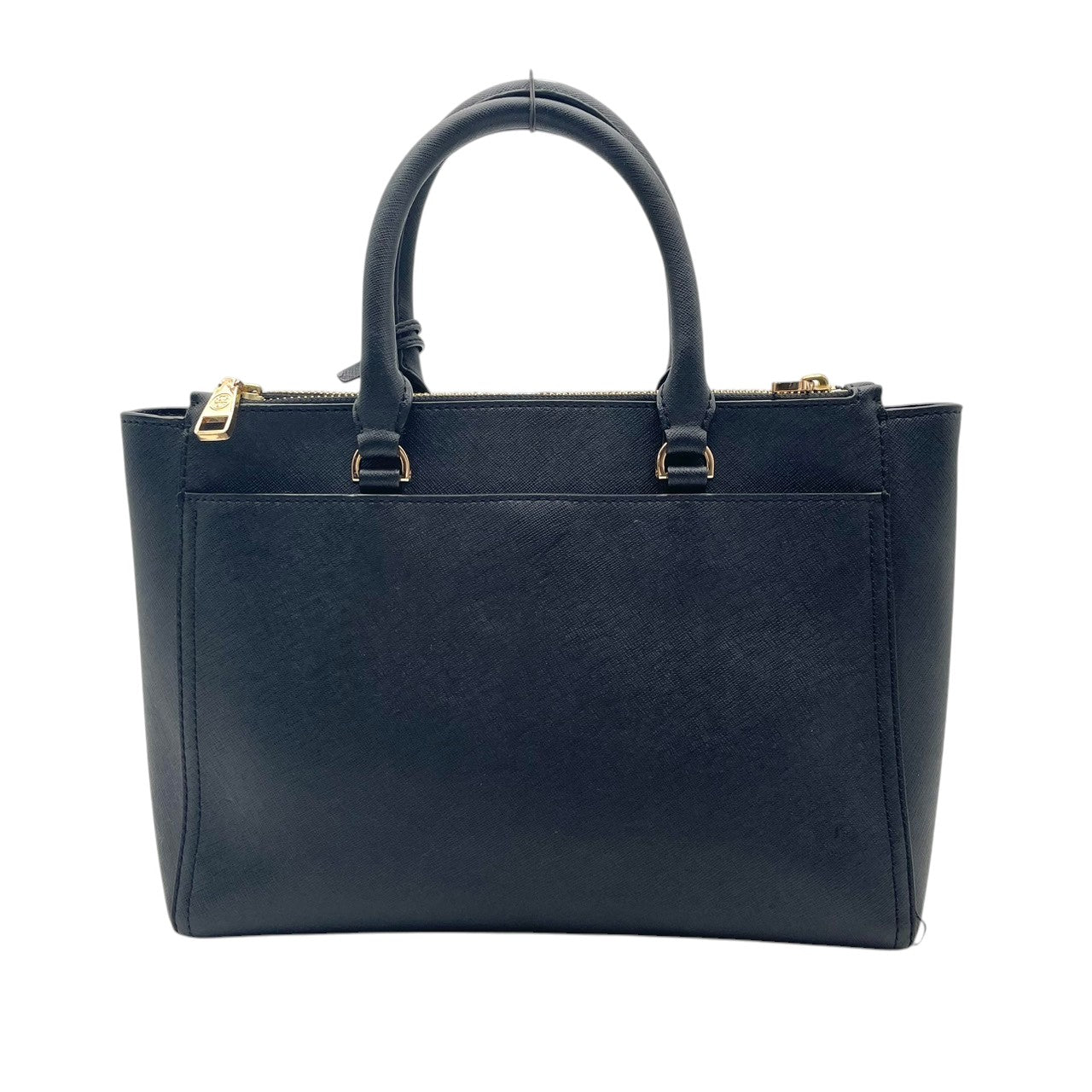 トリーバーチ TORY BURCH ロビンソン スモール ダブルジップ トートバッグ ハンドバッグ ショルダーバッグ 2WAY レザー 本革 ブラック 黒 ゴールド金具 エレガント 通勤 通学 レディース 人気 S3