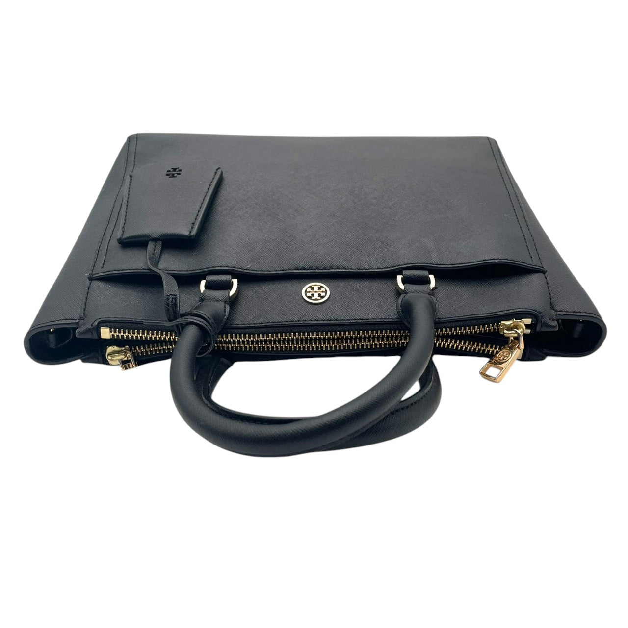 トリーバーチ TORY BURCH ロビンソン スモール ダブルジップ トートバッグ ハンドバッグ ショルダーバッグ 2WAY レザー 本革 ブラック 黒 ゴールド金具 エレガント 通勤 通学 レディース 人気 S3