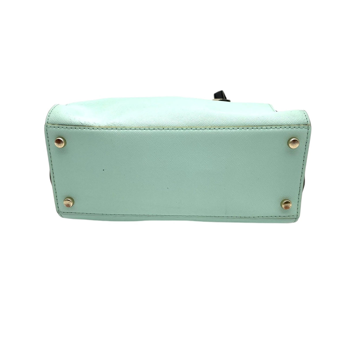 ケイトスペード kate spade SMALL HAYDEN スモール ヘイデン ハンドバッグ ショルダーバッグ 2WAY 斜め掛け サフィアーノレザー 本革 ミントグリーン ブラック 黒 ゴールド金具 エレガント デイリー レディース 人気 定番 S88