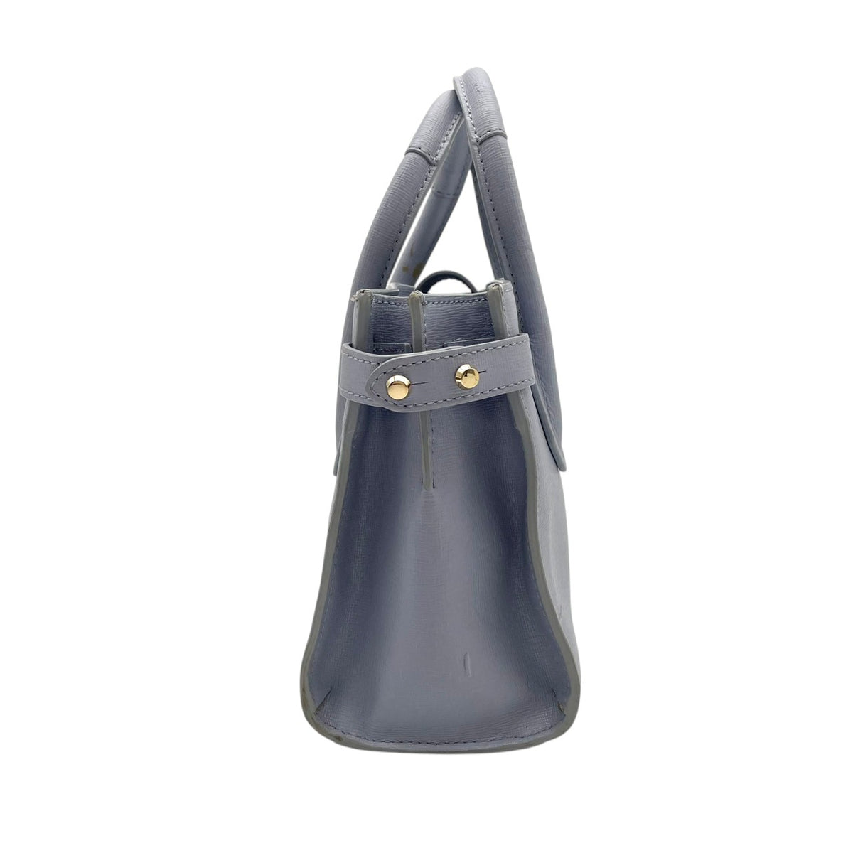 フルラ FURLA PIN ピン ミニ トートバッグ ハンドバッグ ショルダーバッグ 2WAY 斜め掛け サフィアーノレザー 本革 ライトブルー 水色 ゴールド金具 エレガント カジュアル デイリー お出かけ レディース 人気 定番 S88