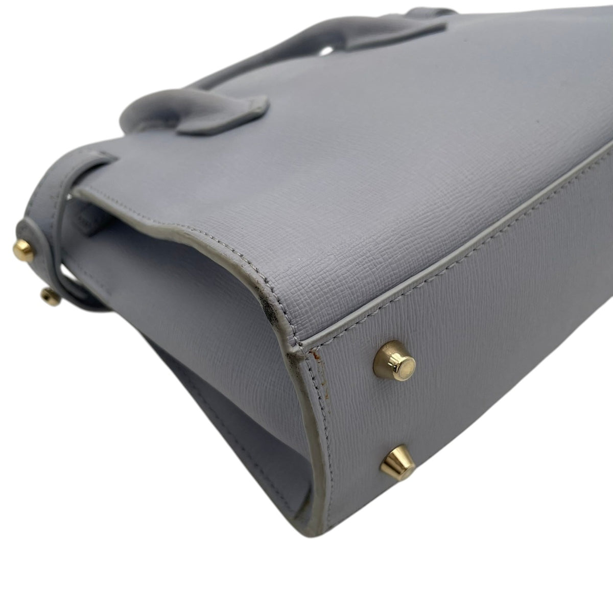 フルラ FURLA PIN ピン ミニ トートバッグ ハンドバッグ ショルダーバッグ 2WAY 斜め掛け サフィアーノレザー 本革 ライトブルー 水色 ゴールド金具 エレガント カジュアル デイリー お出かけ レディース 人気 定番 S88