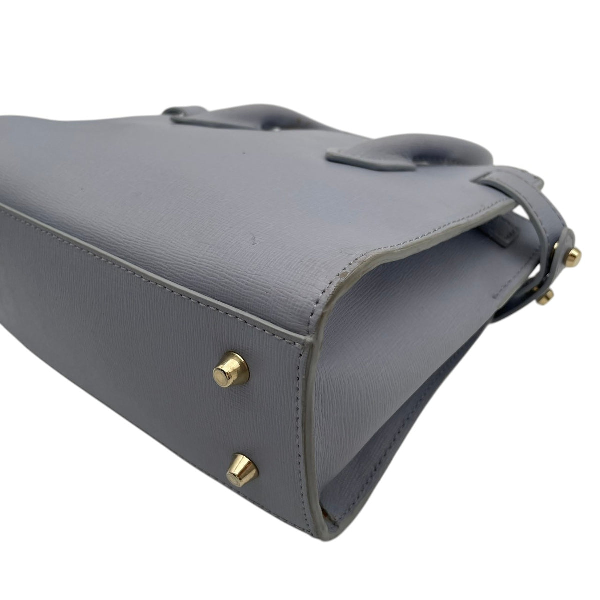 フルラ FURLA PIN ピン ミニ トートバッグ ハンドバッグ ショルダーバッグ 2WAY 斜め掛け サフィアーノレザー 本革 ライトブルー 水色 ゴールド金具 エレガント カジュアル デイリー お出かけ レディース 人気 定番 S88