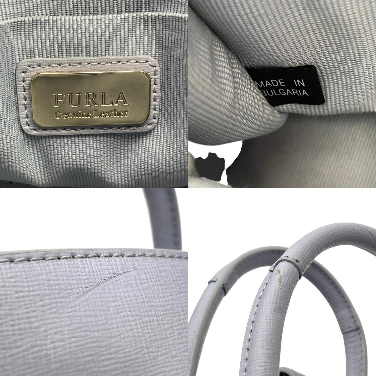 フルラ FURLA PIN ピン ミニ トートバッグ ハンドバッグ ショルダーバッグ 2WAY 斜め掛け サフィアーノレザー 本革 ライトブルー 水色 ゴールド金具 エレガント カジュアル デイリー お出かけ レディース 人気 定番 S88