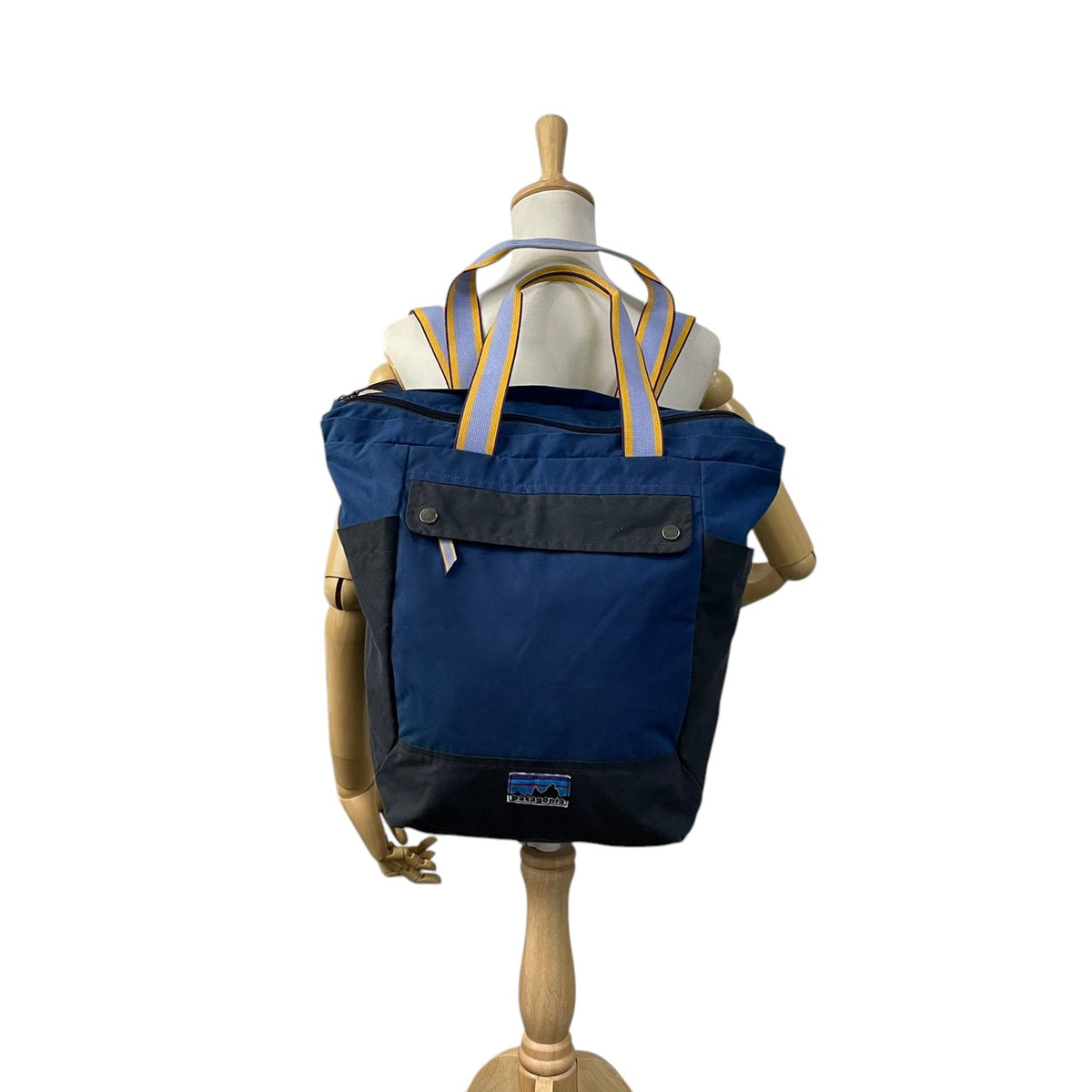 パタゴニア patagonia 50周年記念モデル ワックスド キャンバス トート パック 27L トートバッグ リュック デイパック 2WAY コバルトブルー ブラック ブルー 黒 A4収納 大容量 メンズ レディース ユニセックス カジュアル S88