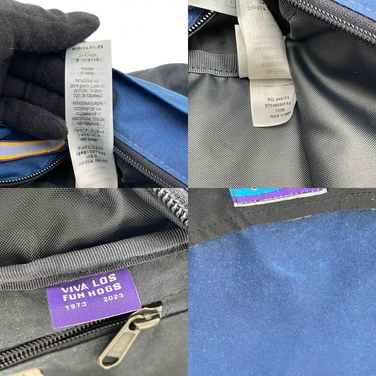 パタゴニア patagonia 50周年記念モデル ワックスド キャンバス トート パック 27L トートバッグ リュック デイパック 2WAY コバルトブルー ブラック ブルー 黒 A4収納 大容量 メンズ レディース ユニセックス カジュアル S88