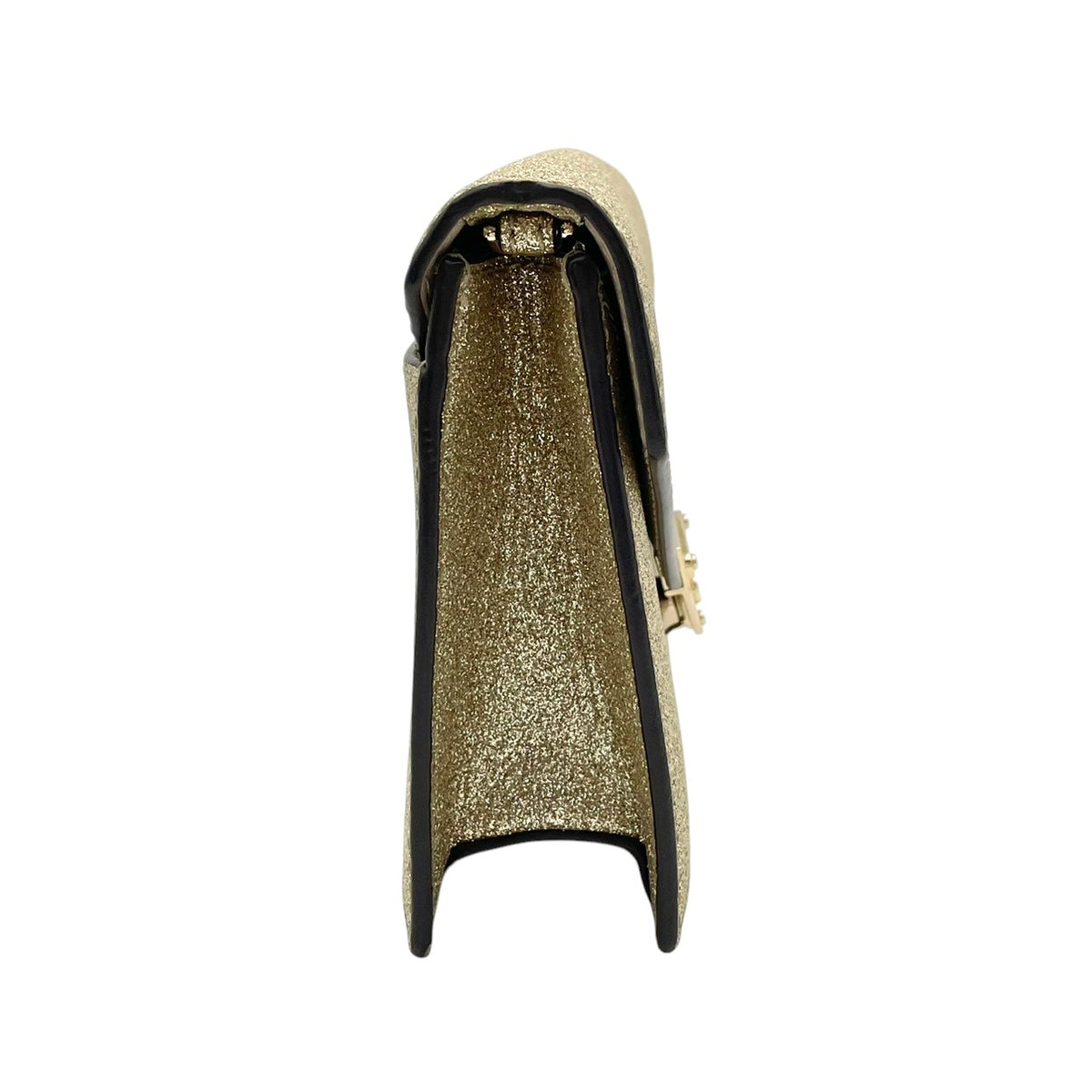 【美品】マイケルコース MICHAEL KORS GRACE グレース ミディアム エンベロープ クラッチバッグ セカンドバッグ ポーチ レザー 本革 シャンパンゴールド ゴールド金具 キラキラ 華やか パーティ フォーマル ドレスシーン レディース S79