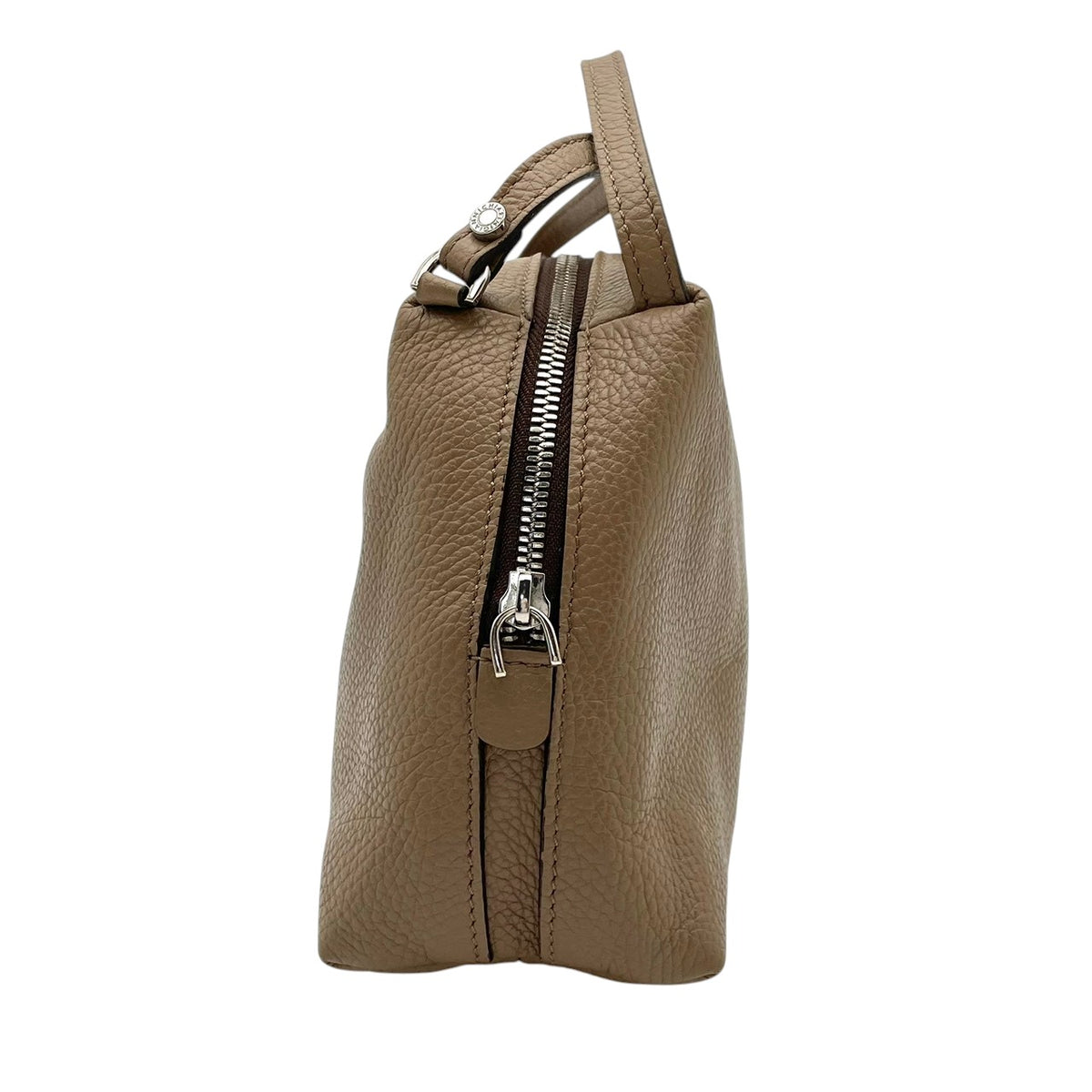 ジャンニキアリーニ GIANNI CHIARINI アリファ ALIFA ハンドバッグ ショルダーバッグ 2WAY 斜め掛け シュリンク シボ革 レザー 本革 ライトブラウン ベージュ系 シルバー金具 エレガント カジュアル レディース 人気 定番 S79