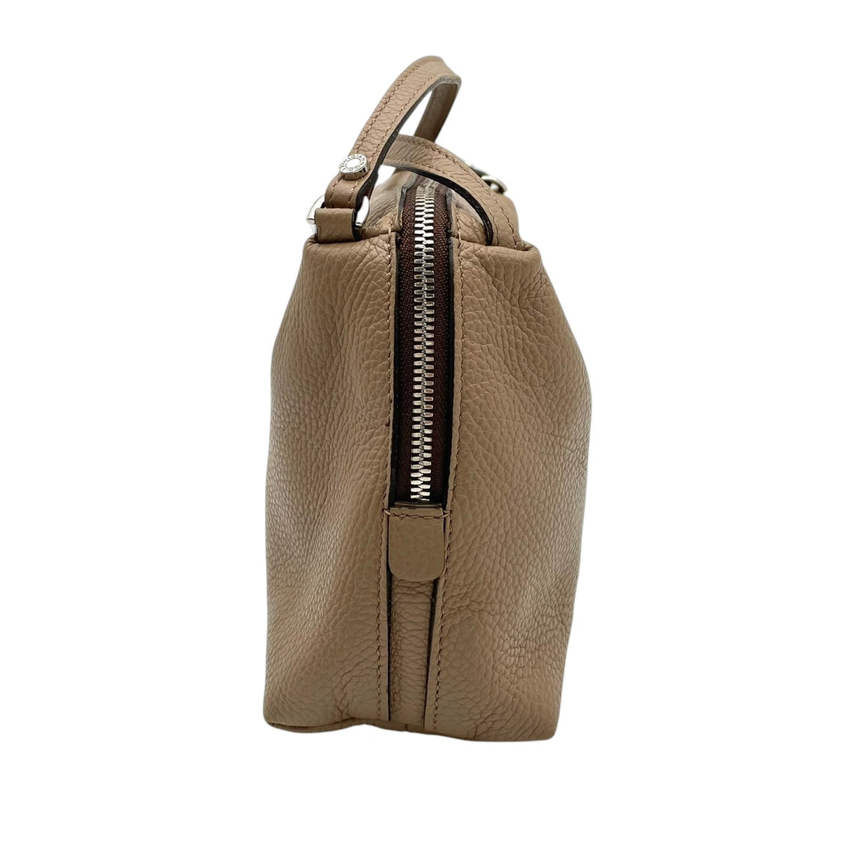 ジャンニキアリーニ GIANNI CHIARINI アリファ ALIFA ハンドバッグ ショルダーバッグ 2WAY 斜め掛け シュリンク シボ革 レザー 本革 ライトブラウン ベージュ系 シルバー金具 エレガント カジュアル レディース 人気 定番 S79