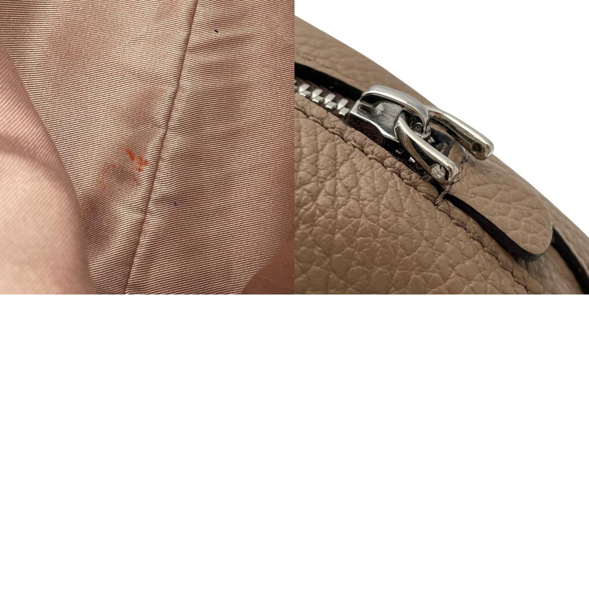 ジャンニキアリーニ GIANNI CHIARINI アリファ ALIFA ハンドバッグ ショルダーバッグ 2WAY 斜め掛け シュリンク シボ革 レザー 本革 ライトブラウン ベージュ系 シルバー金具 エレガント カジュアル レディース 人気 定番 S79