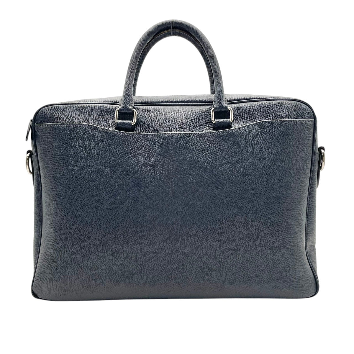 コーチ COACH ベケット Beckett レザー ブリーフケース ビジネスバッグ 書類かばん ハンドバッグ ネイビー 紺 シルバー金具 クロスグレイン レザー 本革 A4収納 PC収納 通勤 メンズ F68030 S94