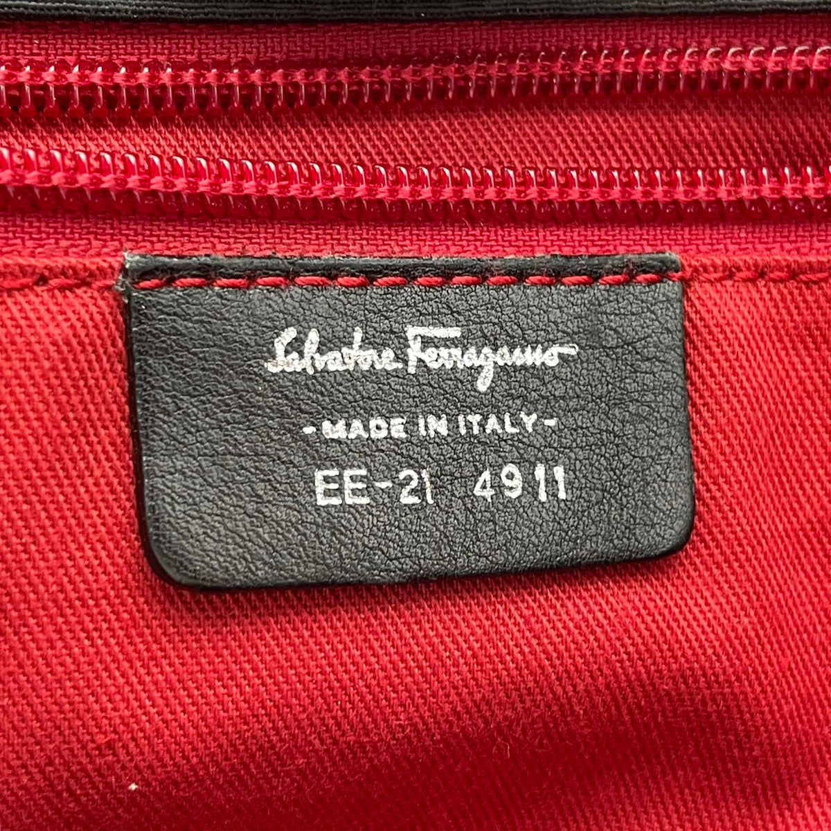 サルヴァトーレ フェラガモ Salvatore Ferragamo ガンチーニ 柄 ミニボストンバッグ ハンドバッグ 手提げ鞄 キャンバス レザー 本革 ブラック 黒 シルバー金具 エレガント カジュアル お出かけ レディース EE-21 4911 S94