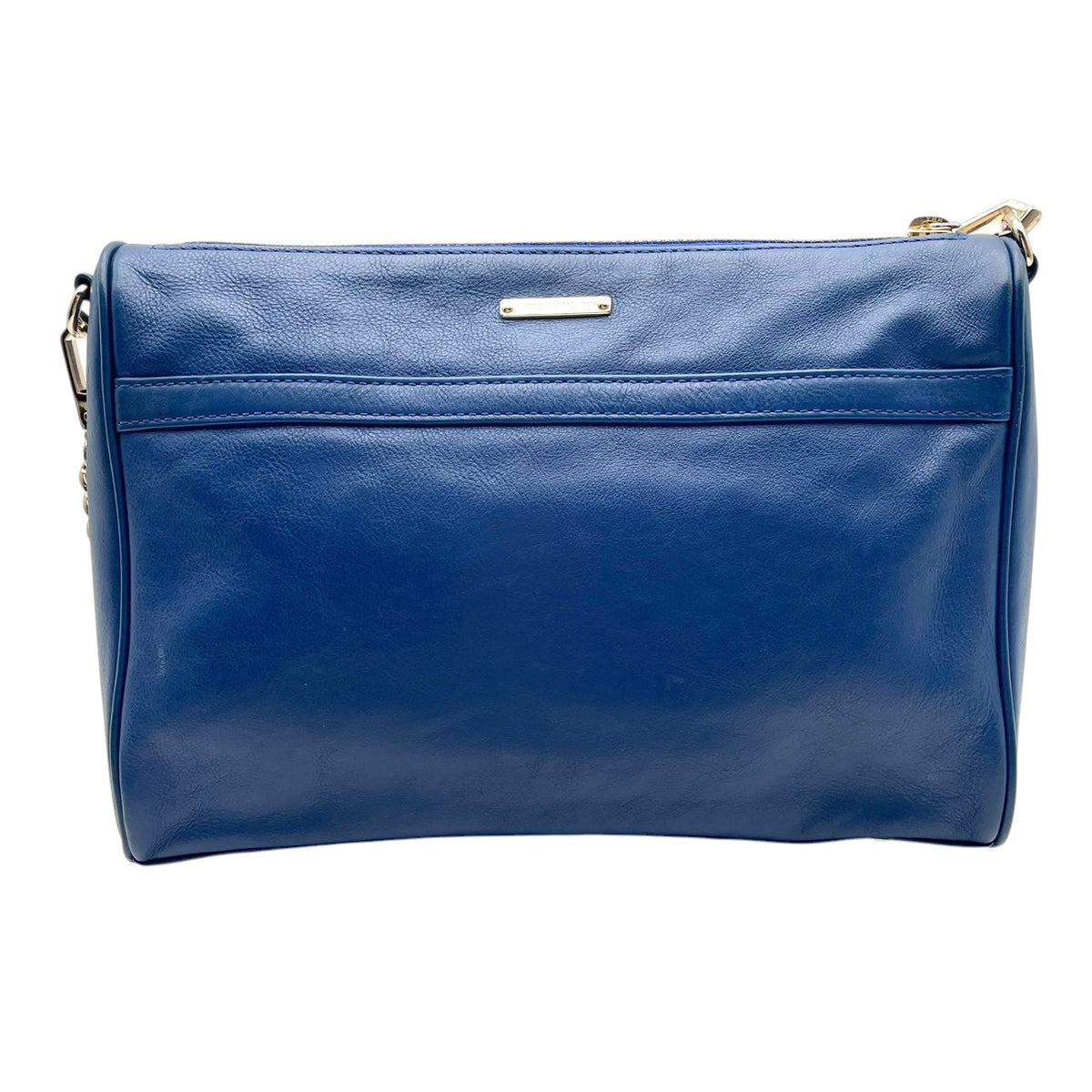 レベッカミンコフ REBECCA MINKOFF M.A.C. Morning After Clutch ショルダーバッグ クラッチバッグ 2WAY レザー 本革 ブルー 青 ゴールド金具 チェーン ストラップ フラップモチーフ エレガント カジュアル S35