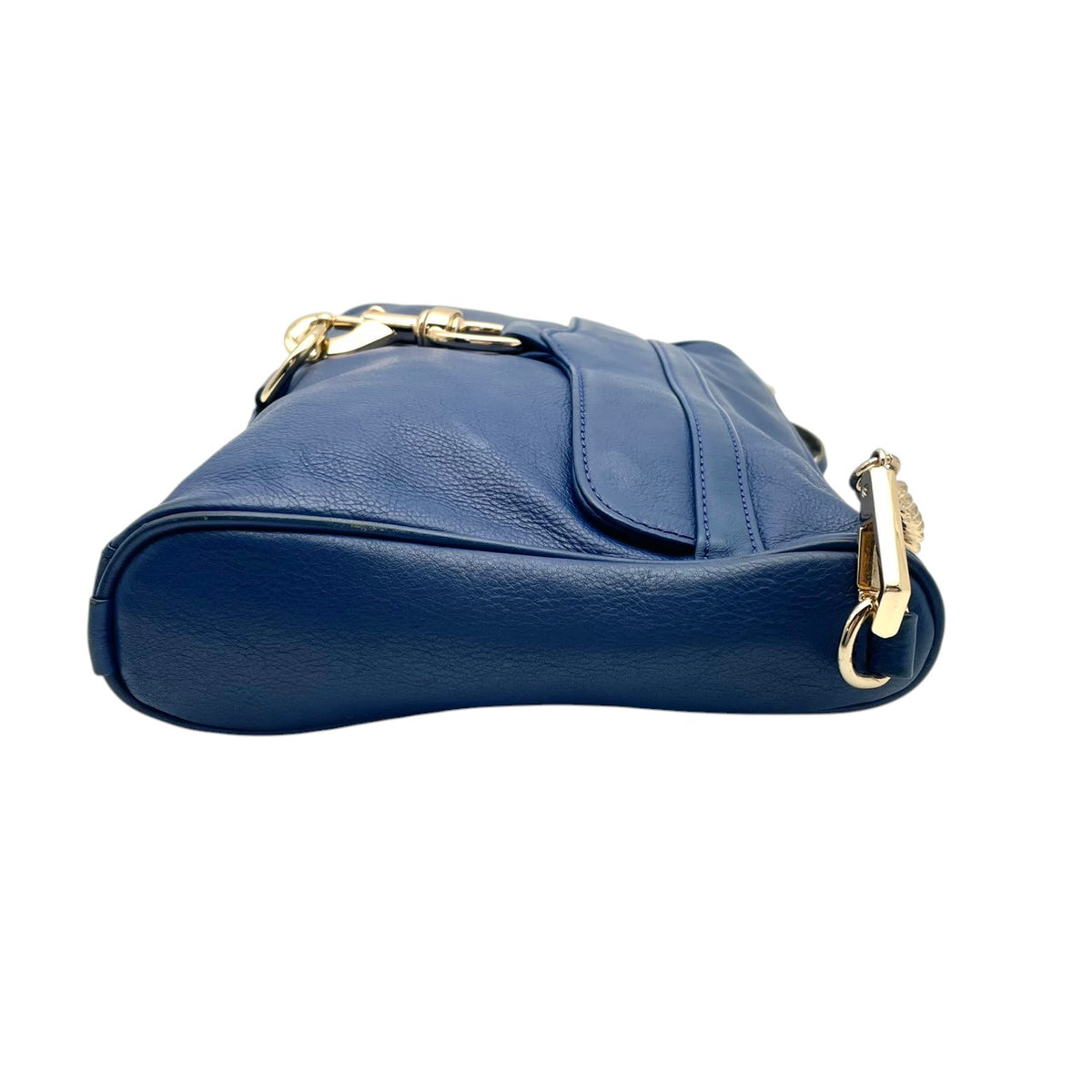 レベッカミンコフ REBECCA MINKOFF M.A.C. Morning After Clutch ショルダーバッグ クラッチバッグ 2WAY レザー 本革 ブルー 青 ゴールド金具 チェーン ストラップ フラップモチーフ エレガント カジュアル S35