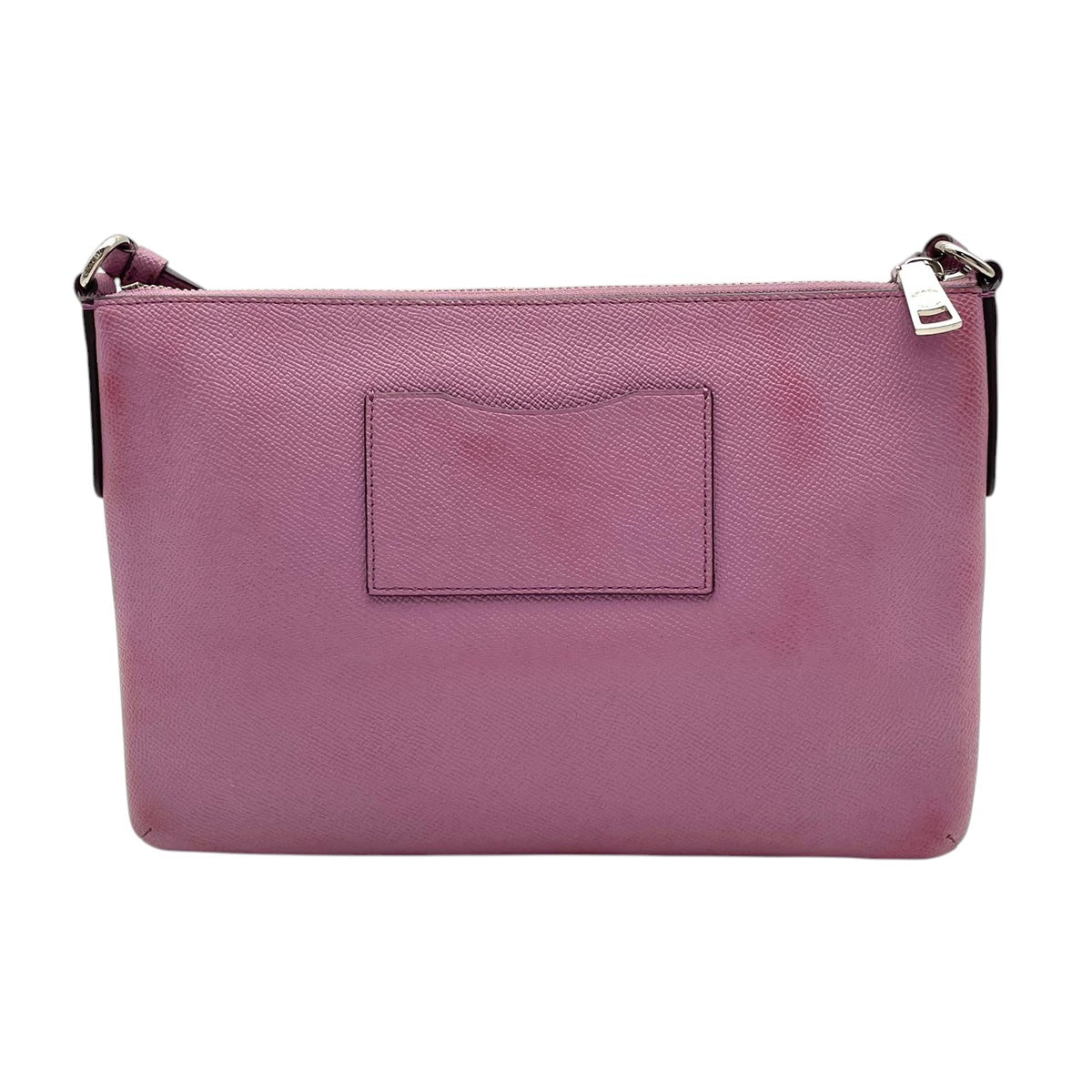 【良品】COACH コーチ F22252 クロスボディ ショルダーバッグ 斜め掛け レザー ライトパープル レディース デイリー カジュアル シンプル 可愛い ポシェット S86