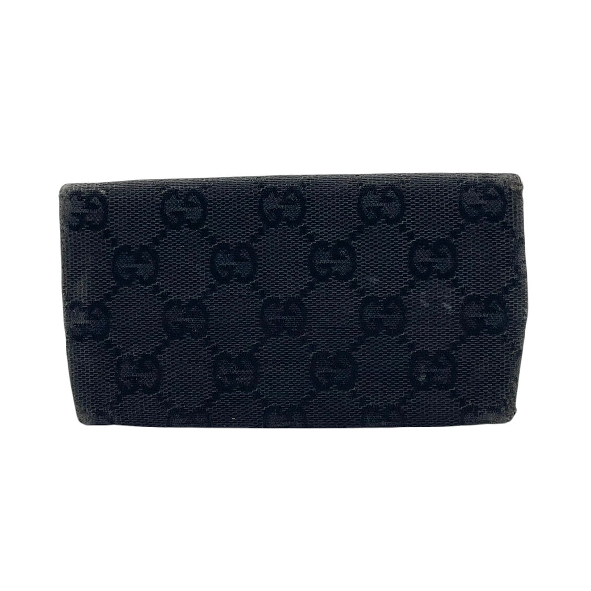 【良品】GUCCI グッチ ポケットティッシュケース ポーチ GGキャンバス レザー ブラック 黒 小物入れ ミニポーチ エレガント 上品 カジュアル 高級感 デイリー お出かけ メンズ レディース カバン 鞄 オシャレ ブランド W4