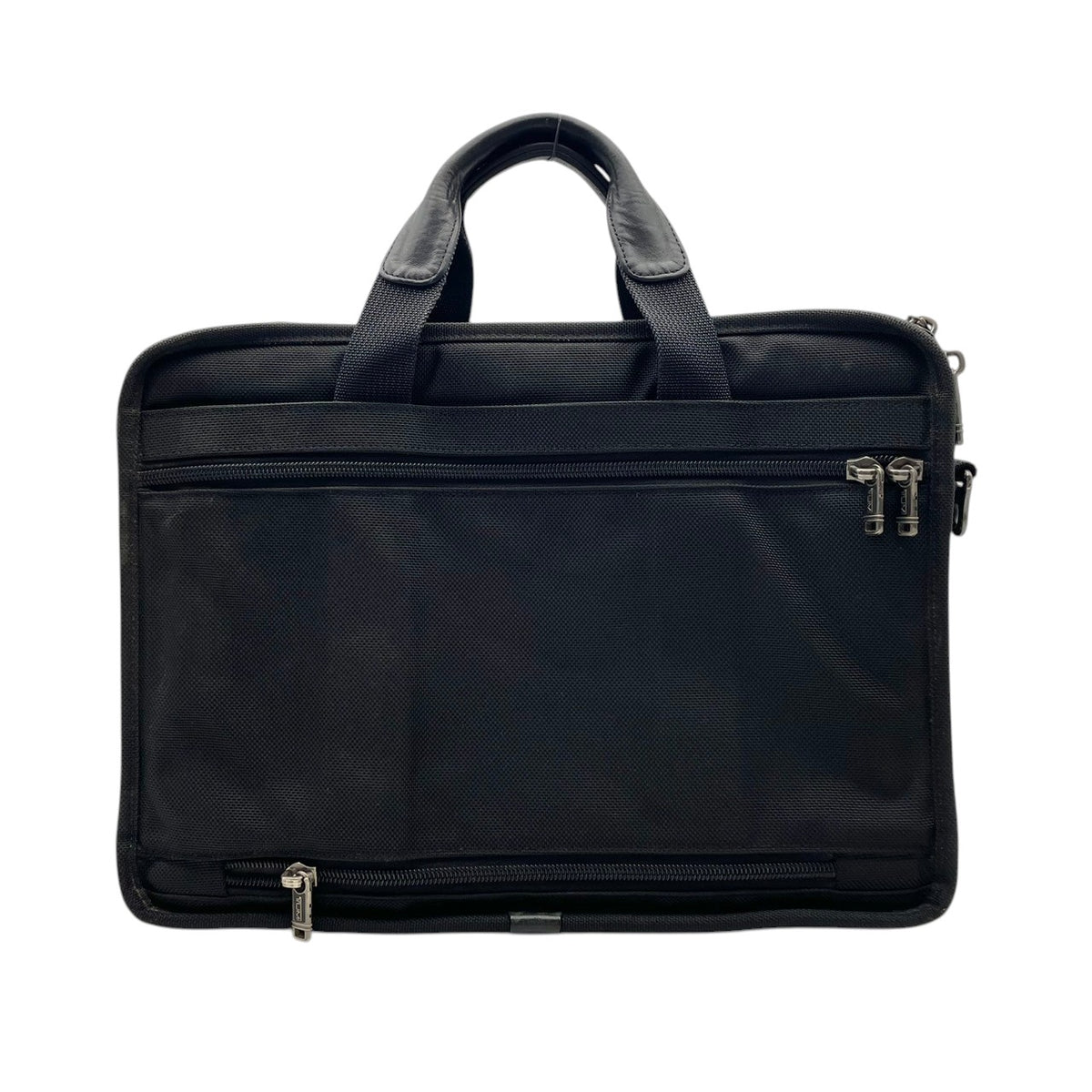 【良品】TUMI トゥミ 2WAY ブリーフケース ビジネスバッグ Alpha バリスティックナイロン レザー ブラック 黒 ショルダーバッグ 手提げ 斜め掛け A4収納可能 通勤 出張 大容量 メンズ カバン 鞄 オシャレ S98