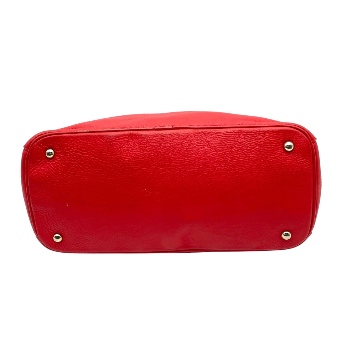 【良品】FURLA フルラ トートバッグ ハンドバッグ シボ革 レザー オレンジ 赤系 マルチハンドル 肩掛け 手提げ A4収納可能 大容量 チャーム付き レディース カジュアル エレガント カバン 鞄 オシャレ ブランド S83