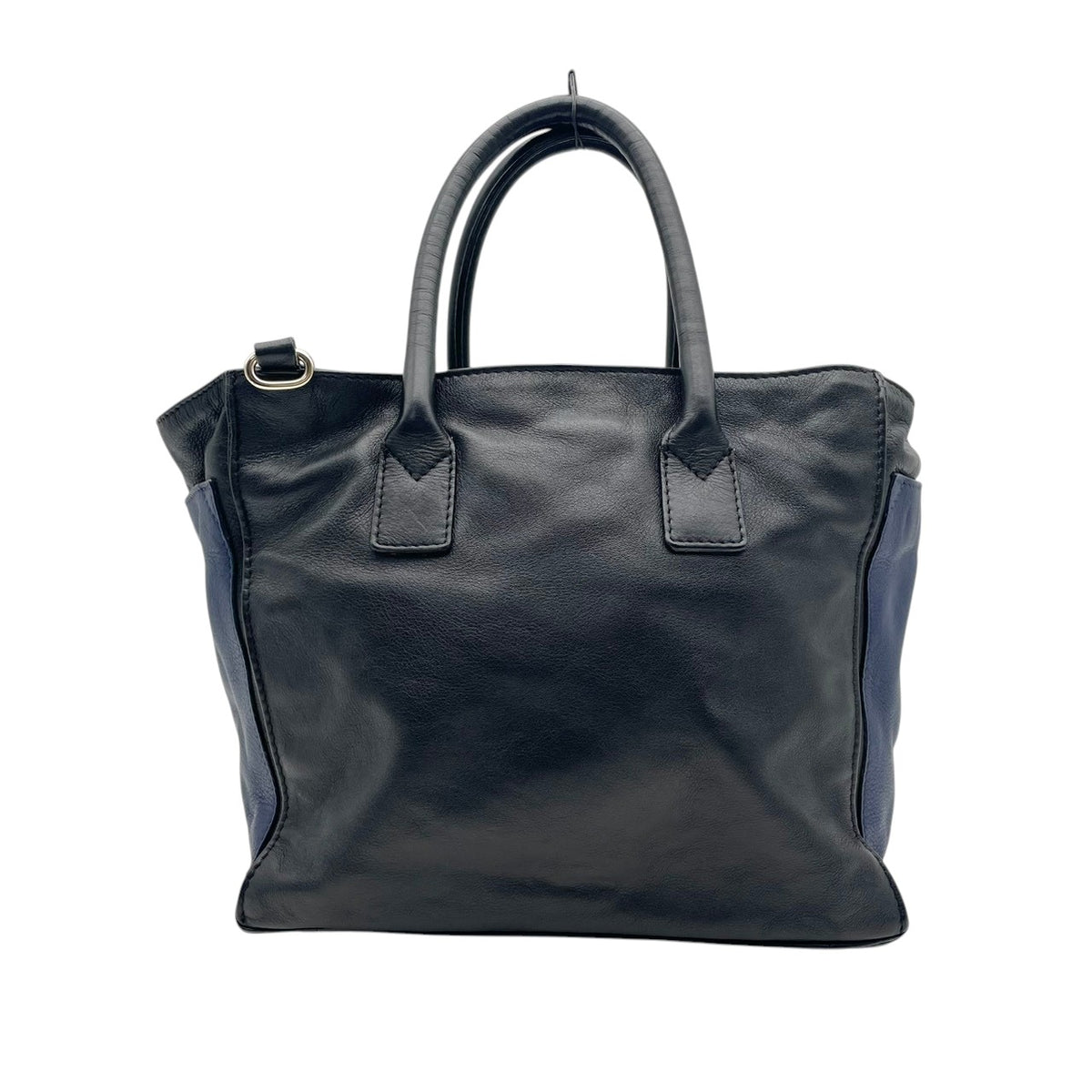 【良品】See By Chloe シーバイクロエ トートバッグ ショルダーバッグ NELLIE ネリー 2WAY ハンドバッグ レザー ベージュ ブラック 黒 ネイビー マルチカラー 斜め掛け 肩掛け チャーム付き レディース S83