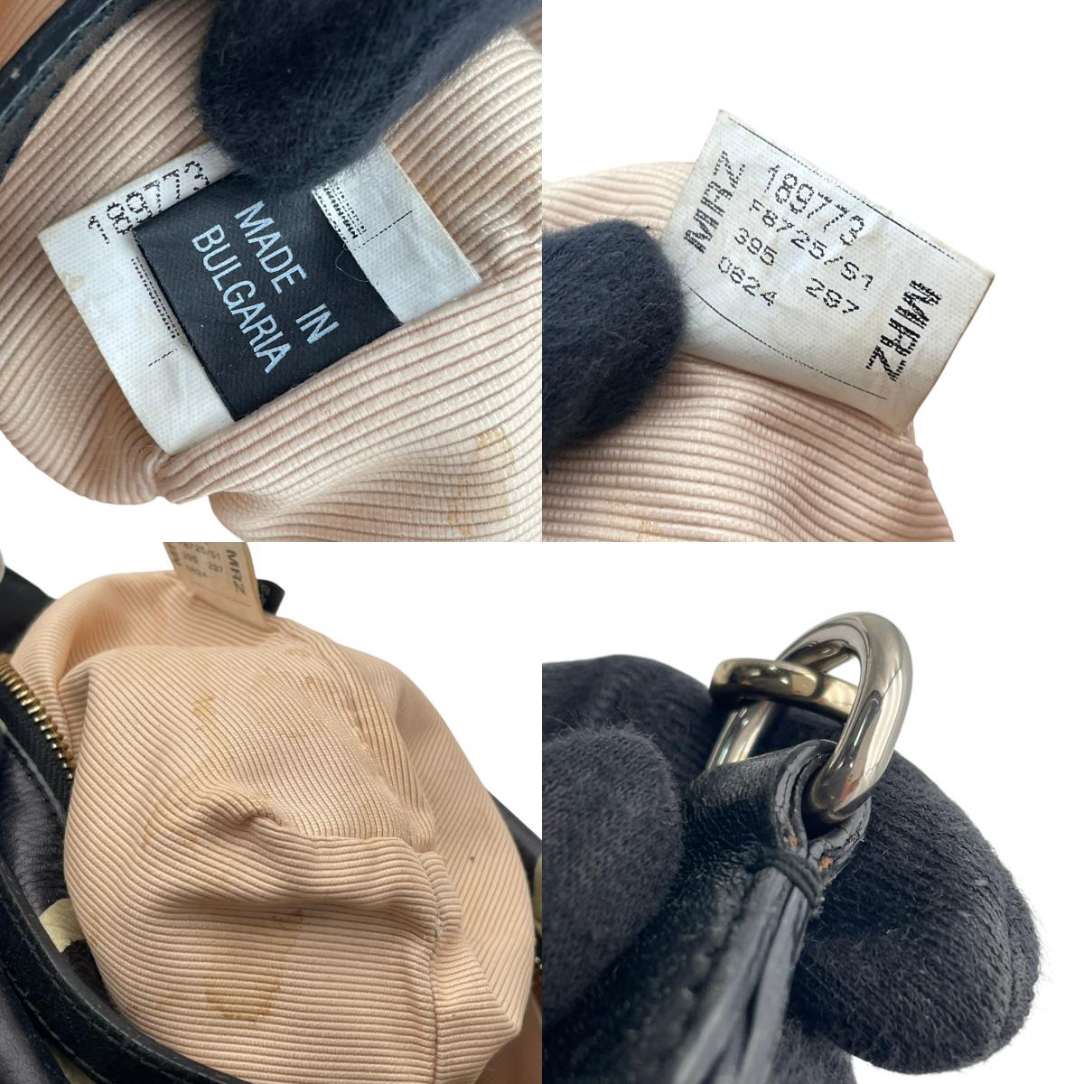 【良品】FURLA フルラ ショルダーバッグ ハンドバッグ 2WAY ゼブラ柄 アニマル柄 シボ革 レザー ブラック 黒 ホワイト 白 斜め掛け 肩掛け 手提げ エレガント モード カジュアル レディース カバン 鞄 S83