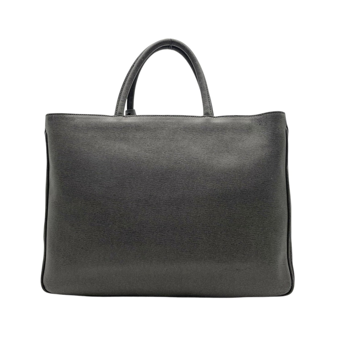 美品 FURLA フルラ トートバッグ ハンドバッグ 2way グレー レザー 本革 シルバー金具 チャーム ショルダーバッグ 斜め掛け 肩掛け A4収納 大容量 通勤 通学 ビジネス レディース イタリア製 エレガント 上品 S83
