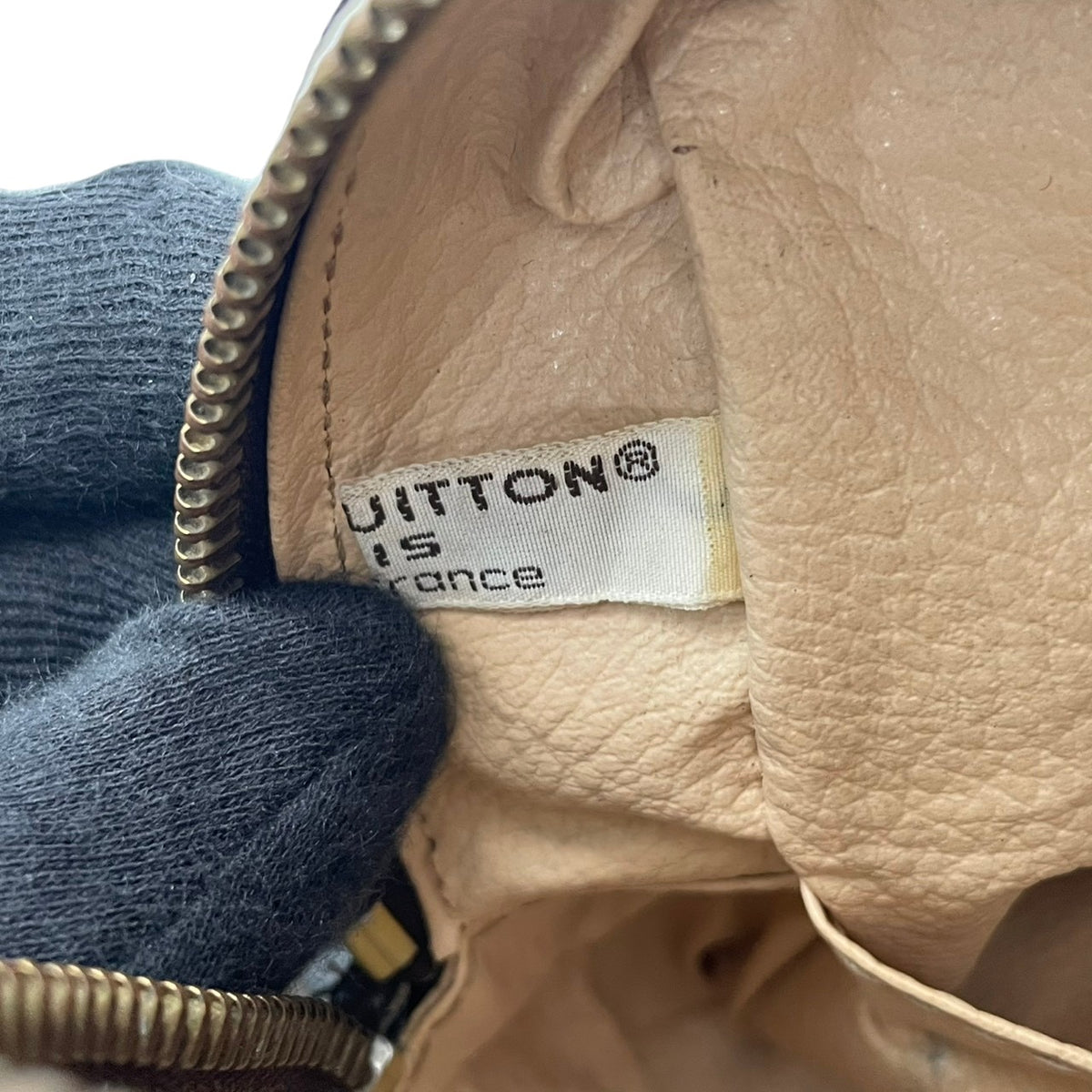良品 LOUIS VUITTON ルイヴィトン トゥルーストワレット28 モノグラム ポーチ セカンドバッグ クラッチバッグ PVC レザー ブラウン 茶 ゴールド金具 化粧ポーチ コスメケース トラベルケース メンズ レディース ビンテージ S84