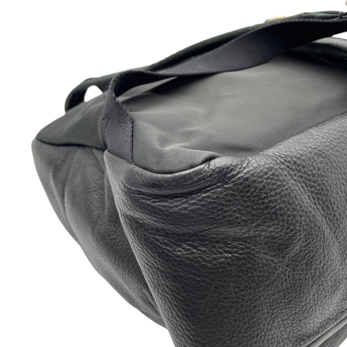 良品 COACH コーチ F29004 Charlie チャーリー バックパック リュック デイパック ブラック 黒 ペブルドレザー シボ革 ゴールド金具 ロゴ ファスナー フロントポケット 大容量 A4収納 レディース メンズ ユニセックス S99