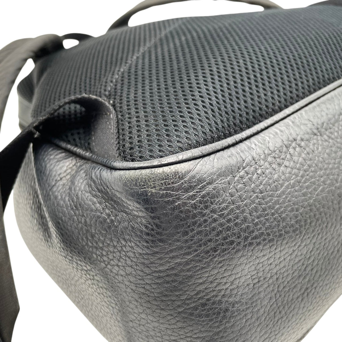 良品 COACH コーチ 5671 Court コート バックパック リュック デイパック シグネチャー グレー PVC レザー ブラック ロゴ 総柄 フロントポケット サイドポケット ファスナー 大容量 レディース カジュアル デイリー S99