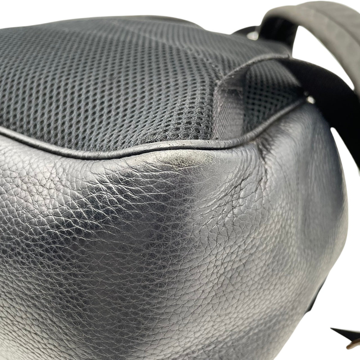 良品 COACH コーチ 5671 Court コート バックパック リュック デイパック シグネチャー グレー PVC レザー ブラック ロゴ 総柄 フロントポケット サイドポケット ファスナー 大容量 レディース カジュアル デイリー S99