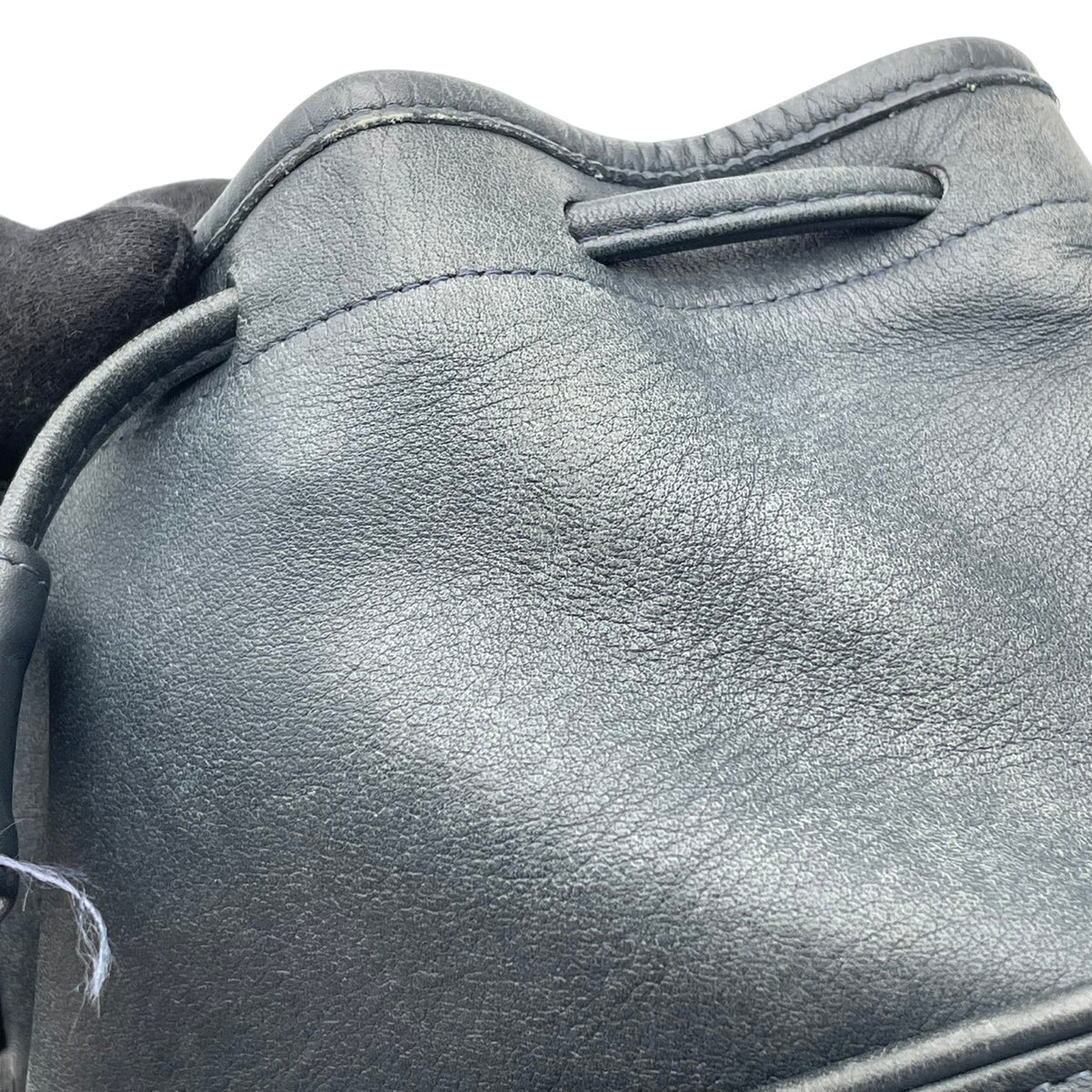 良品 COACH コーチ 121 Thompson トンプソン ショルダーバッグ バケットバッグ 巾着 オールドコーチ ネイビー レザー グラブタンレザー ゴールド金具 無地 肩掛け 斜め掛け レディース メンズ ユニセックス 90年代 S99