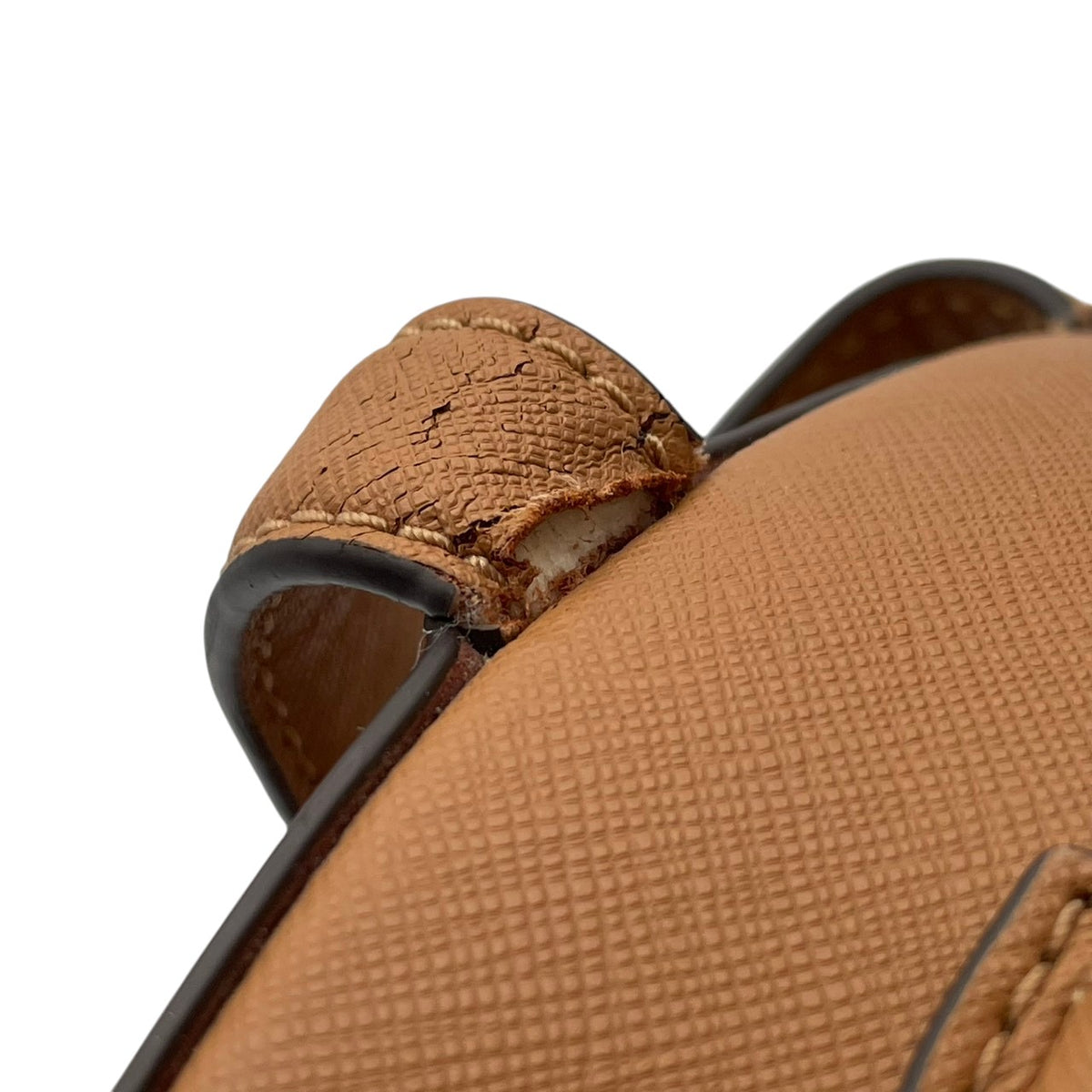 TORY BURCH トリーバーチ Emerson エマーソン バックパック リュック デイパック キャメル レザー サフィアーノ調 ダブルT ロゴ ゴールド金具 フロントポケット ファスナー 無地 レディース 通勤 通学 カジュアル デイリー S95