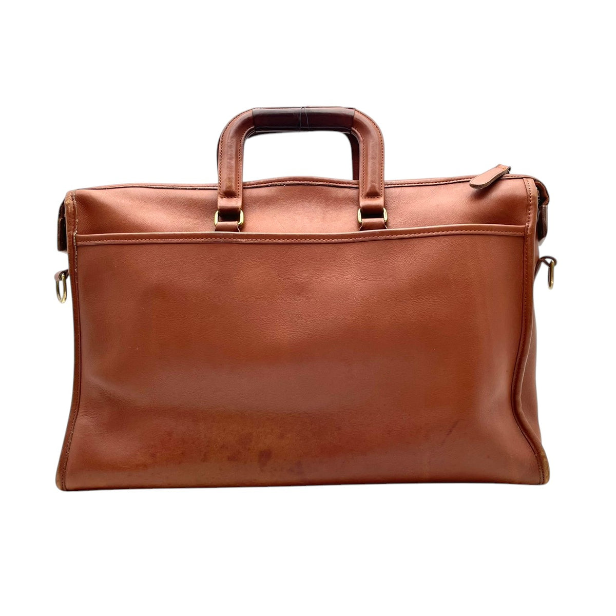 良品 COACH コーチ オールドコーチ 5283 Harrison ハリソン ブリーフケース ビジネスバッグ ブラウン レザー 2way ショルダーバッグ ハンドバッグ ゴールド金具 USA製 A4収納 通勤 メンズ S22 鞄