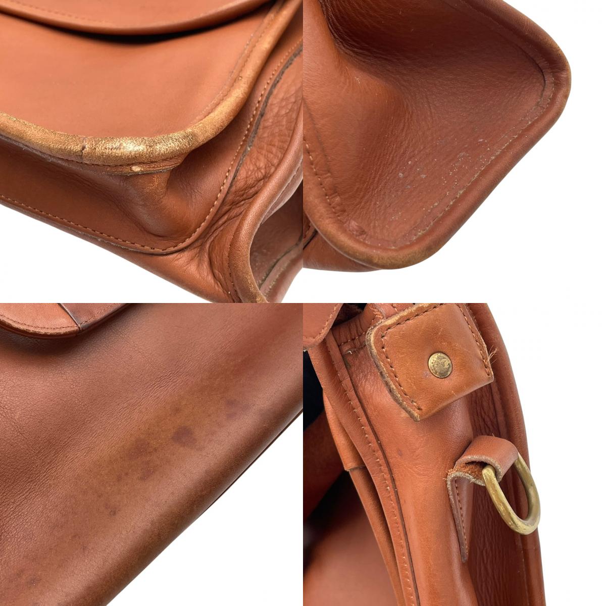 良品 COACH コーチ オールドコーチ 5283 Harrison ハリソン ブリーフケース ビジネスバッグ ブラウン レザー 2way ショルダーバッグ ハンドバッグ ゴールド金具 USA製 A4収納 通勤 メンズ S22 鞄