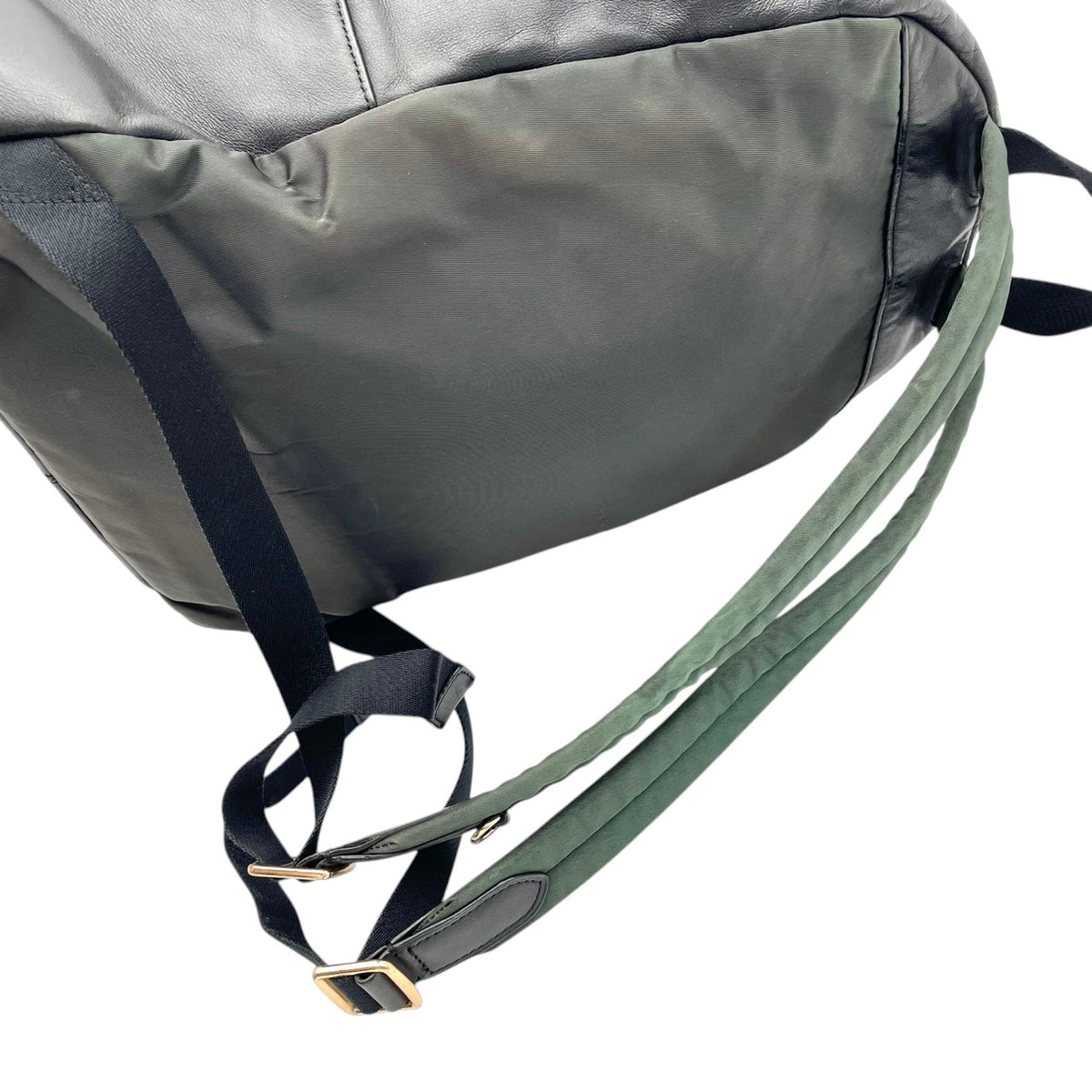 良品 COACH コーチ F58314 チャーリー バックパック シグネチャー リュック デイパック ブラウン ブラック PVC コーティングキャンバス レザー ゴールド金具 ロゴ 総柄 ファスナー レディース 通勤 通学 S22