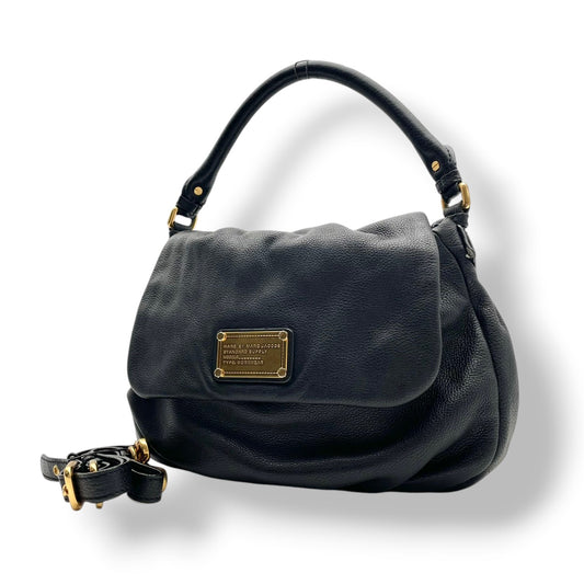 良品 MARC BY MARC JACOBS マークバイマークジェイコブス Y2K vintage Classic Q Lil Ukita リルウキタ 2way ショルダーバッグ 黒 レザー ハンドバッグ 斜め掛け レディース S22