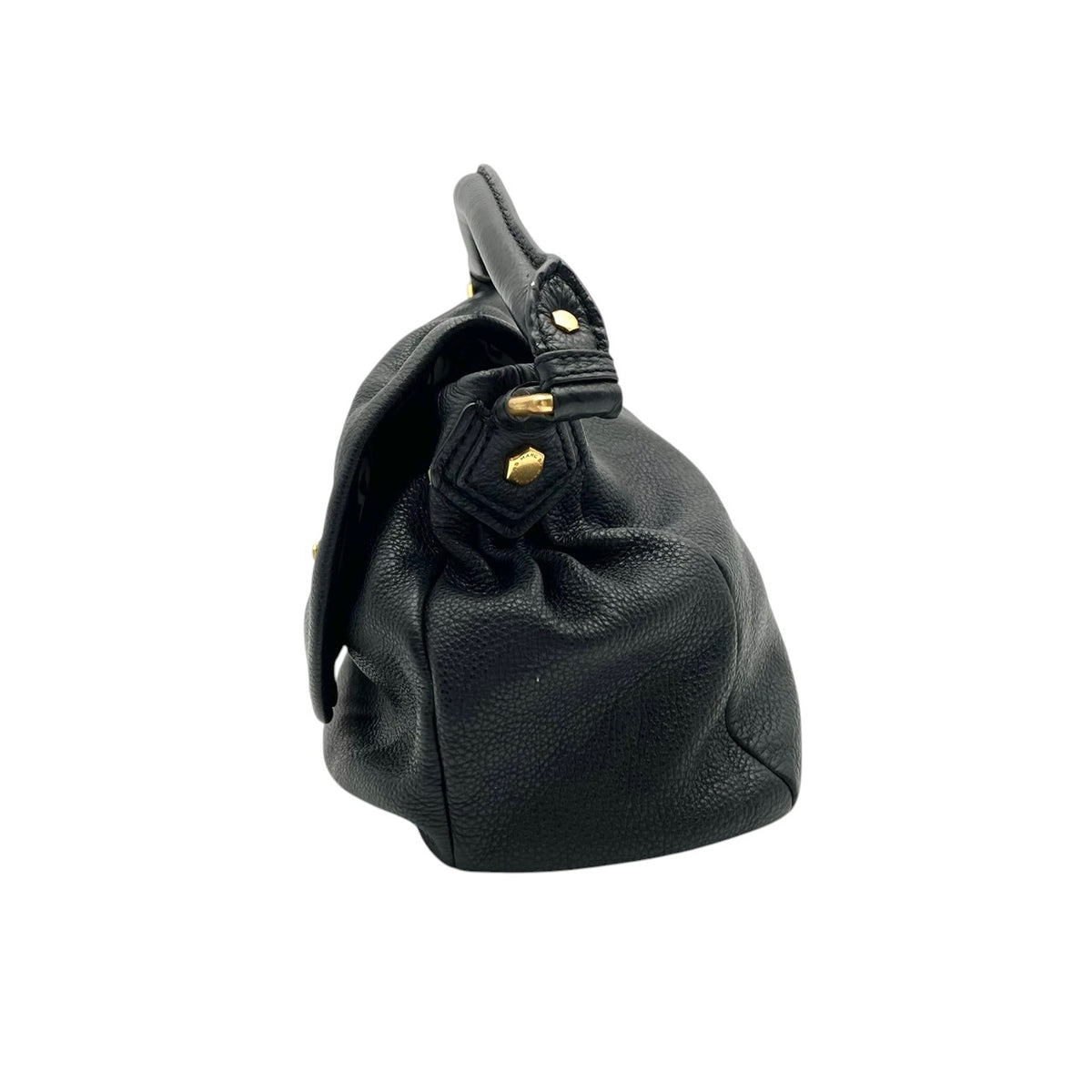 良品 MARC BY MARC JACOBS マークバイマークジェイコブス Y2K vintage Classic Q Lil Ukita リルウキタ 2way ショルダーバッグ 黒 レザー ハンドバッグ 斜め掛け レディース S22