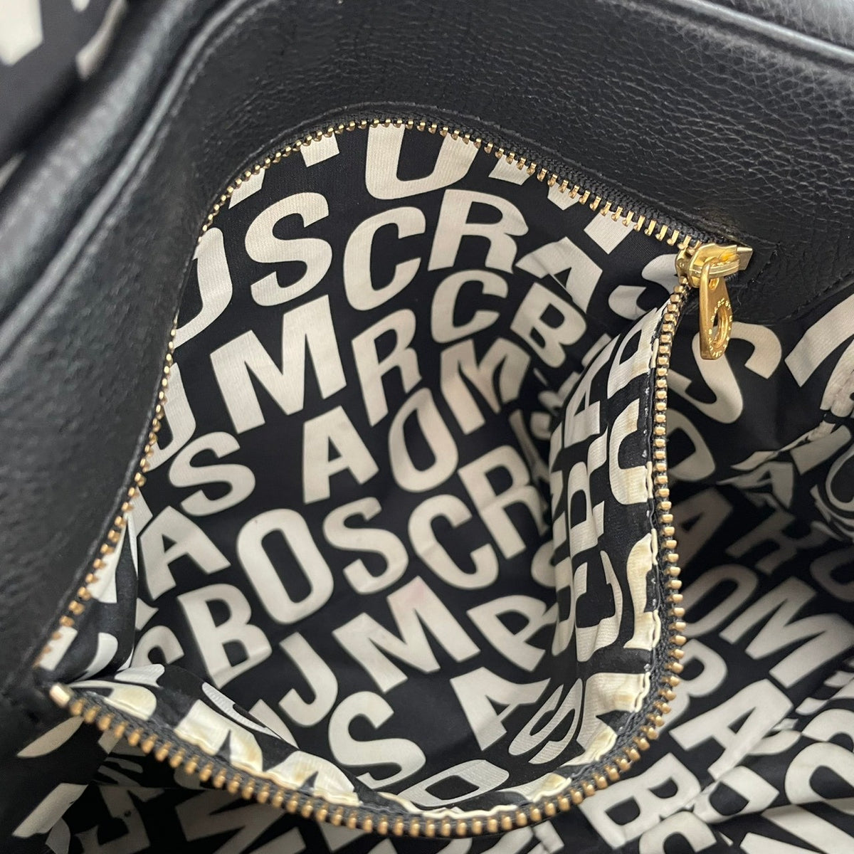 良品 MARC BY MARC JACOBS マークバイマークジェイコブス Y2K vintage Classic Q Lil Ukita リルウキタ 2way ショルダーバッグ 黒 レザー ハンドバッグ 斜め掛け レディース S22